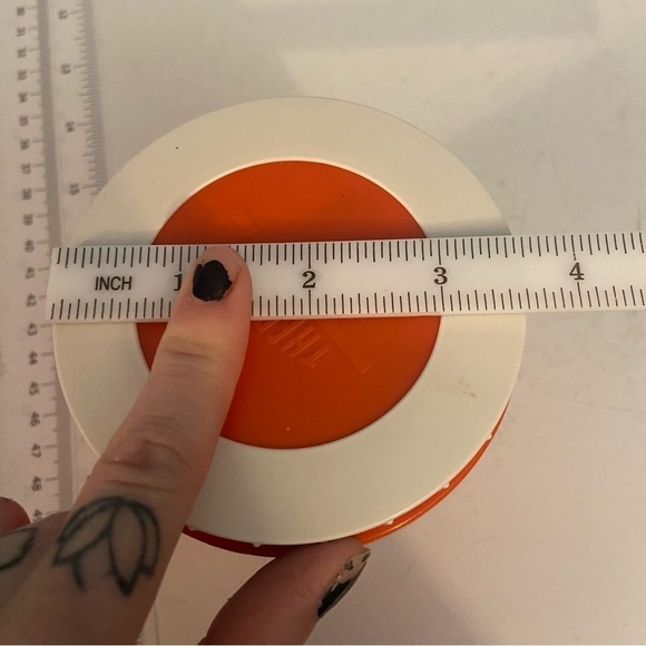 Vintage  orange coloured Thermos insulated jar - Picture 10 of 13